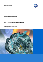 VW - SSP 538 The Dual Clutch Gearbox 0DD 